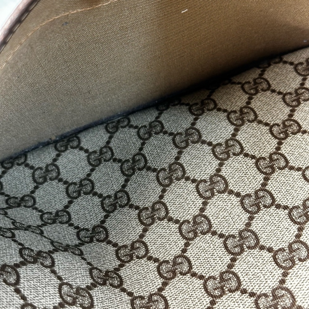 ❤️Vintage Gucci Web Strap Tote GG Supreme Canvas - Picture 5 of 15